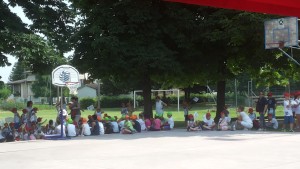 I bambini alla festa di Megliadino